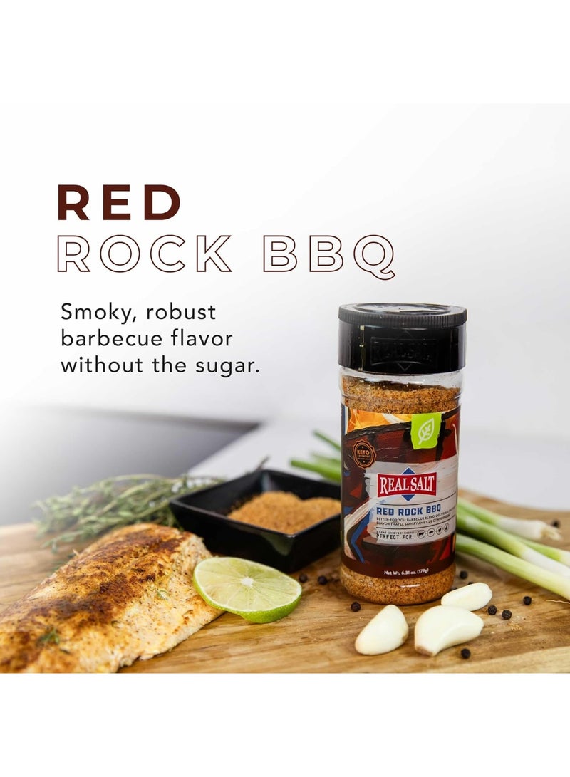 Redmond Real Sea Salt - Red Rock BBQ 6.72oz Shaker - Image 3